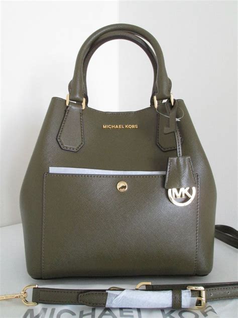 michael kors greenwich crossbody bag|michael kors olive green bag.